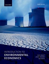 Environmental Economics and Environmental Policy summary of Literature 