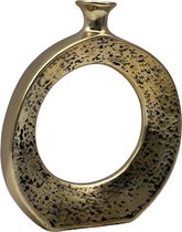 Surreal Style - Luxe Ronde Gouden Vaas - H30.5cm