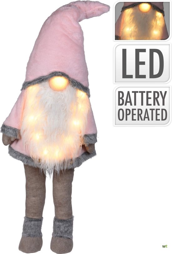 LED gnome met lange baard