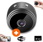 Techmaster Spy camera draadloos met WiFi App – Spycam met 32 GB geheugenkaart – Verborgen camera met geluidsopname – Full HD 1080P