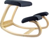 Bol.com Lowander ergomische bureaustoel 70x40x50 - Kniestoel - Hout aanbieding