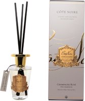 Geurstokjes Pink Champagne 90ml goud - Cote Noire