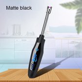 Kaars aansteker - Elektrisch - Zwart - Oplaadbaar - Milieu vriendelijk - USB kabel inbegrepen - In luxe geschenkdoos
