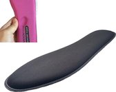 Memory Foam inlegzolen - maat 46 - memory foam zolen - zooltjes - schoenzolen - traagschuim inlegzolen - foam zooltjes - Zwart - traagschuim zooltjes - soft foam zolen - langzame r