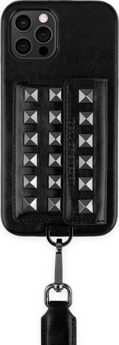 iDeal of Sweden Statement Phone Necklace Case iPhone 12/12 Pro Dawn Black Studs