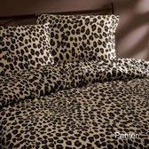 Day Dream Panter - Bruin - Dekbedovertrek - 240x200/220 - Lits-Jumeaux - 100% Katoen - incl 2 kussenslopen - 60/70 - Bed-mode.nl