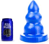 All Blue Triple Pleasure Buttplug - blauw - S