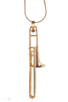 Halsketting Trombone Goud