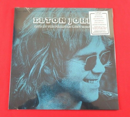 Elton John - Live at the fillmore west HAND NUMBERED EDITION