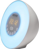 Denver - Bluetooth - Klokradio- Klok Radio- Moodlight - Wekker Radio - Wekkerradio- Kind & Volwassenen - Moodlamp - Moodlight