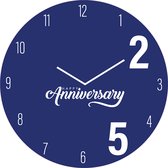 Jubileum klok, 25 jaar - ø30