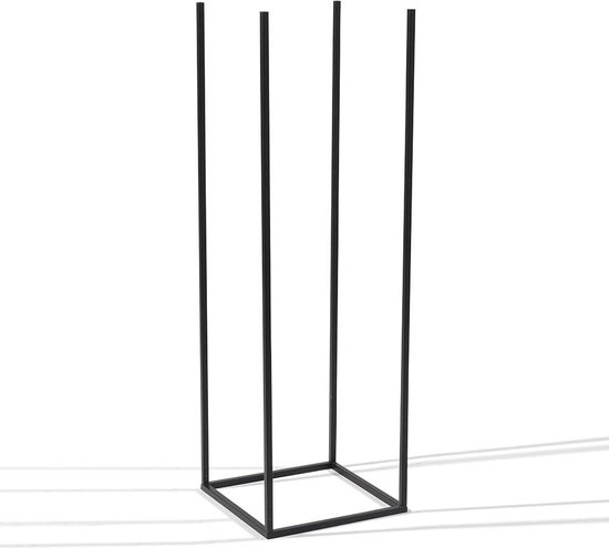 Zuil - 120cm - metaal - Trinity Black - Zwart - Sokkel - Plantentafel- Bijzettafel
