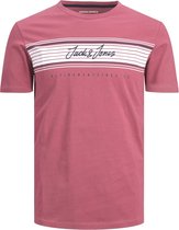 Jack & Jones T-shirt Leo Hawthorn Rose - Maat 6XL