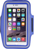 Apple iPhone 7 Plus Hoesje - Mobigear - Serie - Neopreen Sportarmband - Donkerblauw - Hoesje Geschikt Voor Apple iPhone 7 Plus