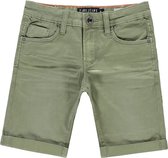 Cars Jeans LUCKY Heren Short Army - Maat M
