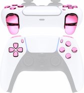 CS Consoleskins - PS5 Controller Buttons - Roze Chrome - 11 in 1 Button Set