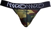 Marco Marco Jockstrap Kinky Camo Groen - MAAT M - Heren Ondergoed - Jockstrap voor Man - Mannen Jock