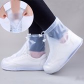 Stevige Waterdichte overschoenen met antislip en rits maat 35-36Stevige