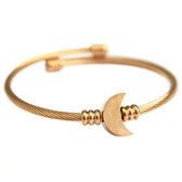 Armband gold statement moon