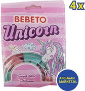 Bebeto - Unicorn - Fruchtgummi - 80 gram - per 4 stuks verkrijgbaar (halal)