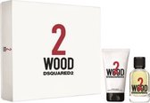 Dsquared² 2 Wood Giftset - 30 ml eau de toilette spray + 50 ml showergel - cadeauset voor unisex
