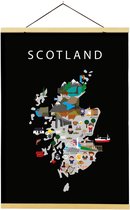 Kaart van Schotland | B2 poster | 50x70 cm | Maison Maps