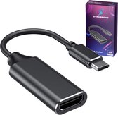 USB C naar HDMI Adapter - USB C HDMI - HDMI Switch 4K - Geschikt voor Apple MacBook Air en Pro - Type-c to HDMI Converter - Thunderbolt 3 - Lenovo - Samsung - Chromebook - HP - Plu