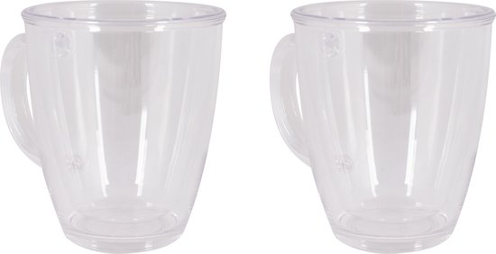 Bo-Camp - Dubbelwandige mok - Isolerend - 340 ml - 2 Stuks van Bo-Camp — afbeelding 3