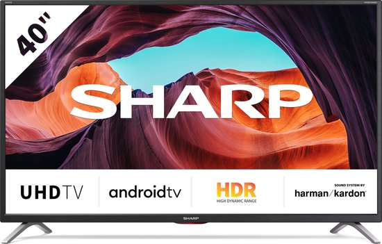 paars Elementair Slijm Sharp Aquos 40BL5 - 40inch 4K Ultra-HD Android Smart-TV | bol.com