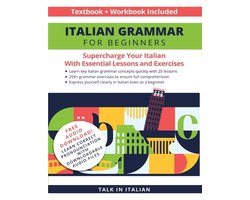 Italian Grammar for Beginners Textbook + Workbook Included