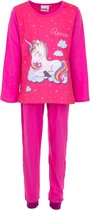 Meisjes Pyjama Unicorn - maat 128 - D roze