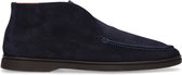 Sacha - Heren - Donkerblauwe loafers met zwarte zool - Maat 41