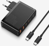 Noiller Gan Charger - Snellader - Fast charger - Voor Macbook, laptop en smartphone - 4 poorten - 100W