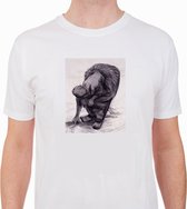 Paysanne arrachant de l'herbe (Boerin, bukkend en sprokkelend) van Vincent van Gogh T-shirt