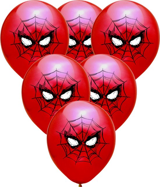 Spiderman Ballonnen - Set van 6
