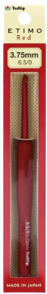 TULIP ETIMO RED HAAKNAALDEN SOFTGRIP 3.75MM