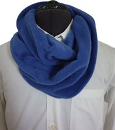 Feligi - Infinity Warme Antipilling Fleece Sjaal - One size -Blauw