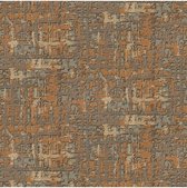 Embellish fabric abstract brown - DE120096