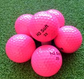 H2 Soft - golfballen roze - 25 stuks