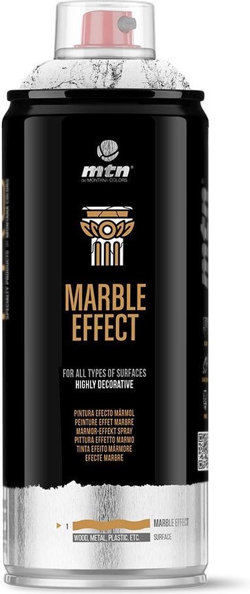 MTN PRO Marmer Effect spray paint - Goud