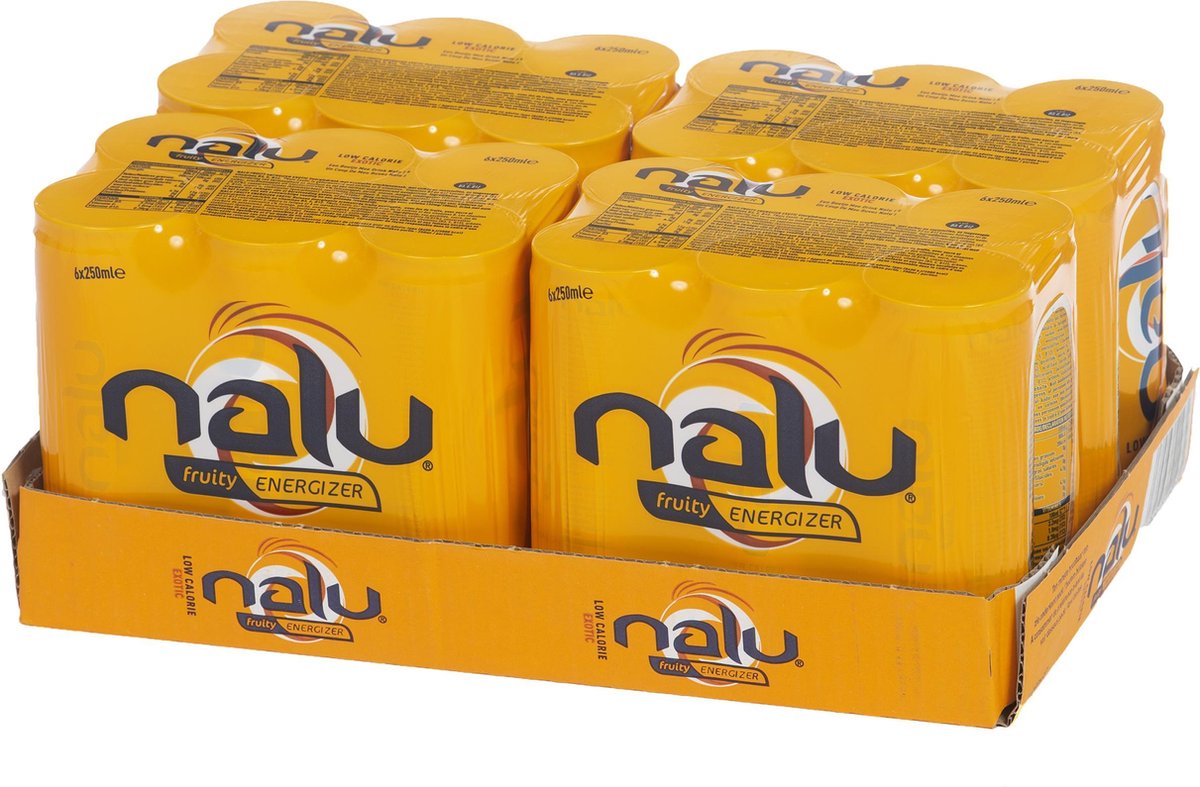 Nalu Exotic Fruit Energy 24x25cl Drank/drink Blik/can 24x25cl