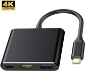 USB Type C naar HDMI, USB 3.0, USB Type C converter