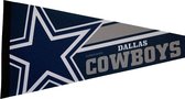 USArticlesEU - Dallas Cowboys  - NFL - Vaantje - American Football - Sportvaantje - Wimpel - Vlag - Pennant - Blauw/Zilver/Wit - 31 x 72 cm