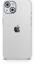 iPhone 13 Skin Carbon Wit - 3M Sticker