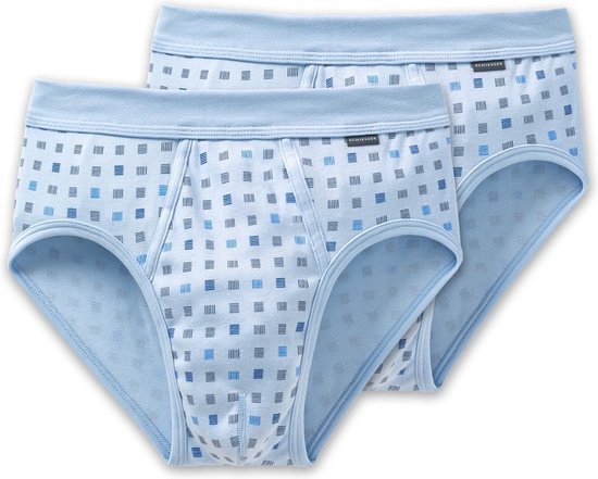 Schiesser 2-Stuks Sportslip Met Gulp – Authentieke Herenslip, Elastisch En Comfortabel