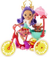 Enchantimals Danessa Hert op de fiets