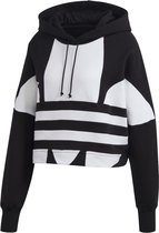 adidas Originals Lrg Logo C-Hood Sweatshirt Vrouwen Zwarte 40