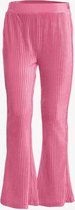 TwoDay meisjes velours flared broek - Roze - Maat 98/104