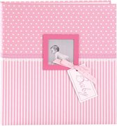 GOLDBUCH GOL-15801 babyalbum SWEETHEART roze als fotoboek - blanco pagina's - met fotokader op de kaft