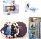 Disney Frozen Cadeau Set | Disney | Frozen | Elsa | Olaf | Anna | Speelgoed | Sinterklaas | Kerst | Potloden | 3D Gummen | Kussen | Glitter Sneeuw
